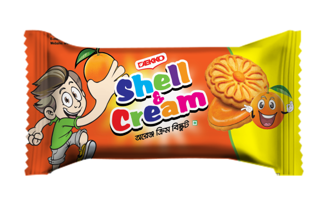 Shell & Cream Orange - Mini